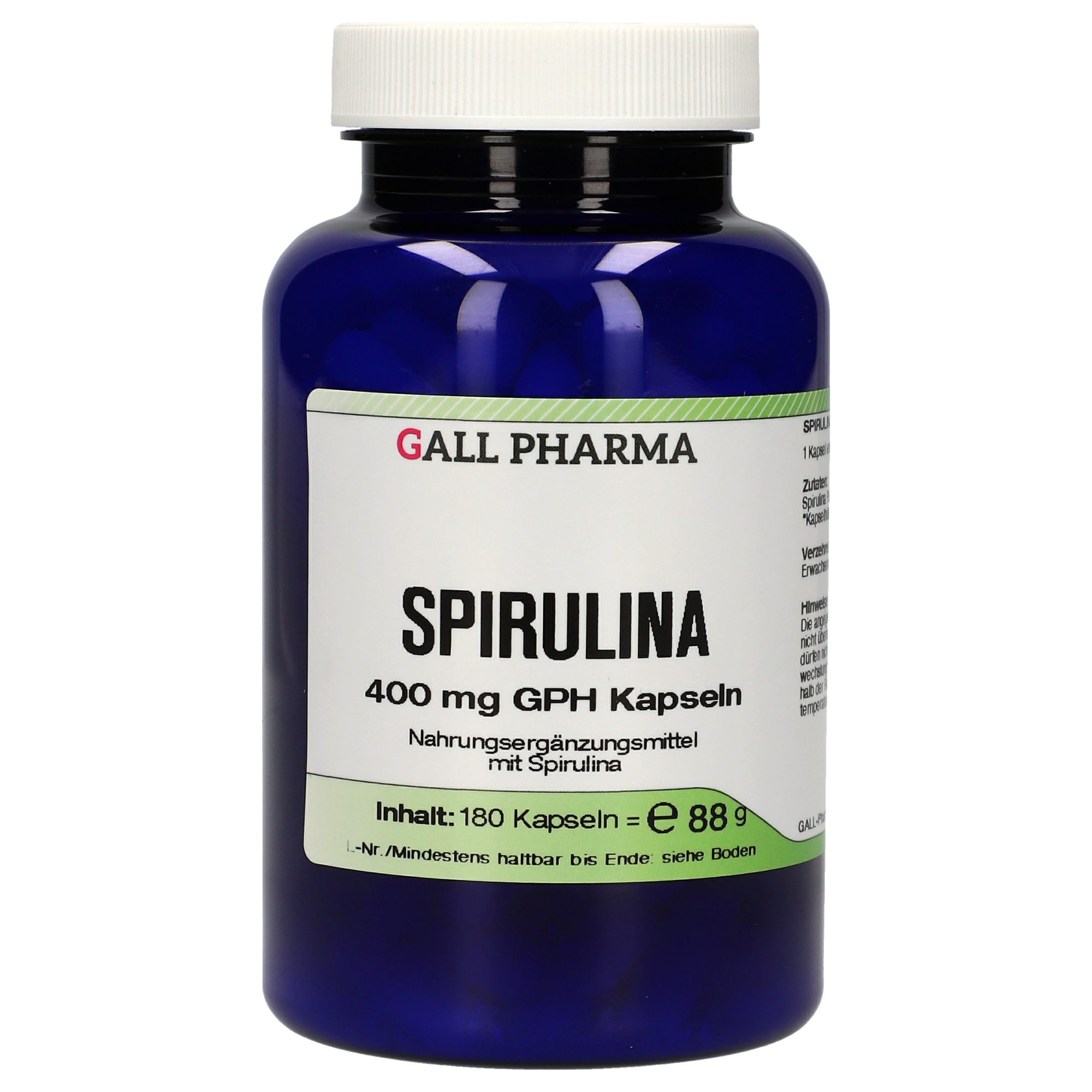 Spirulina 400 mg GPH Kapseln