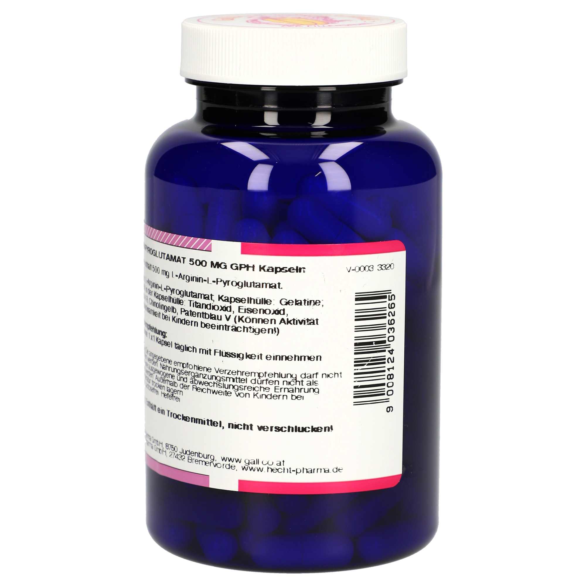 Argininpyroglutamat 500 mg GPH Kapseln