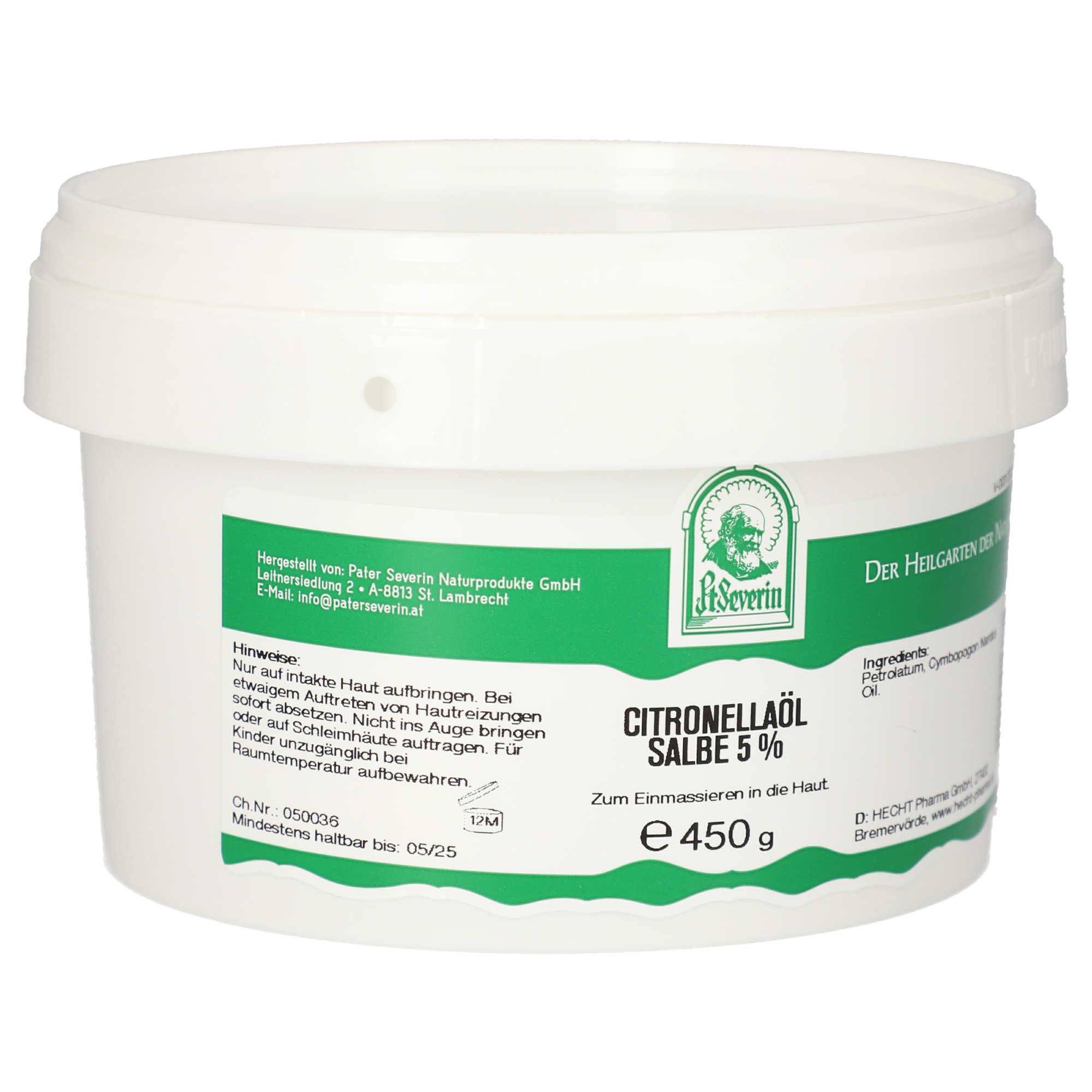 Citronellaöl 5 % Salbe