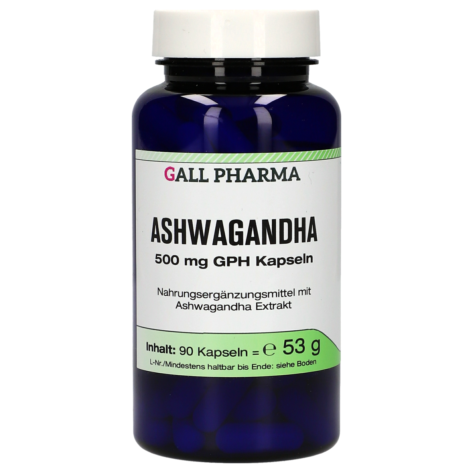 Ashwagandha 500 mg GPH Kapseln