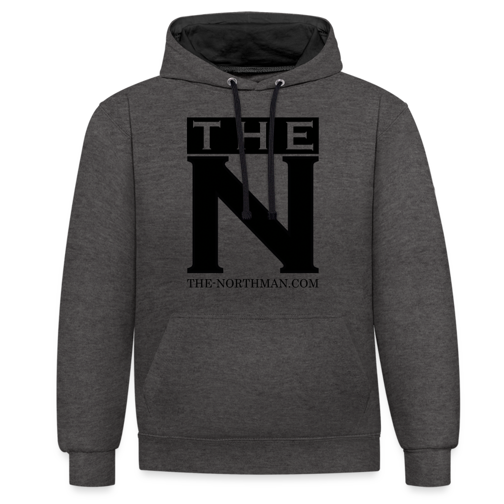 Zweifarb-Hoodie mit THE N - für Deerns & Jungs Zweifarb-Hoodie mit THE N - für Deerns & Jungs