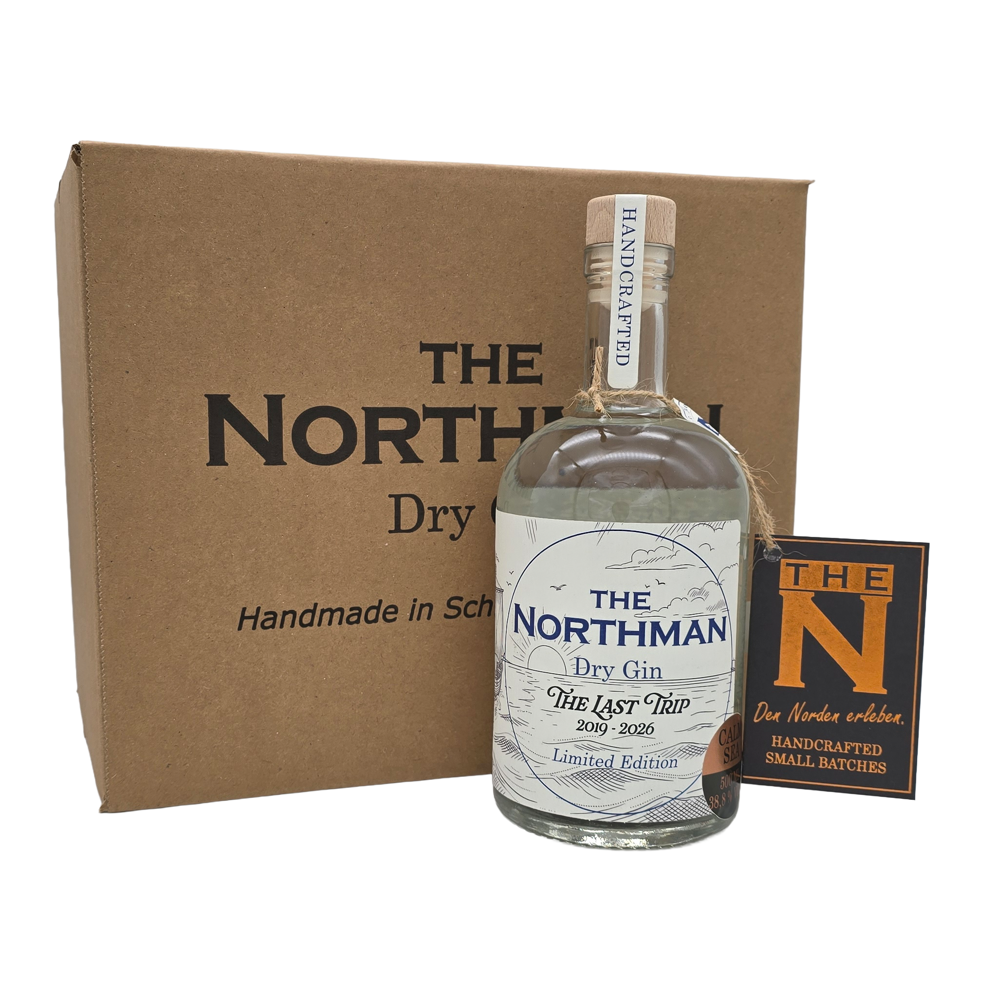 Dry gin, Begrenzte Auflage, Flasche, Box, Handgefertigt
