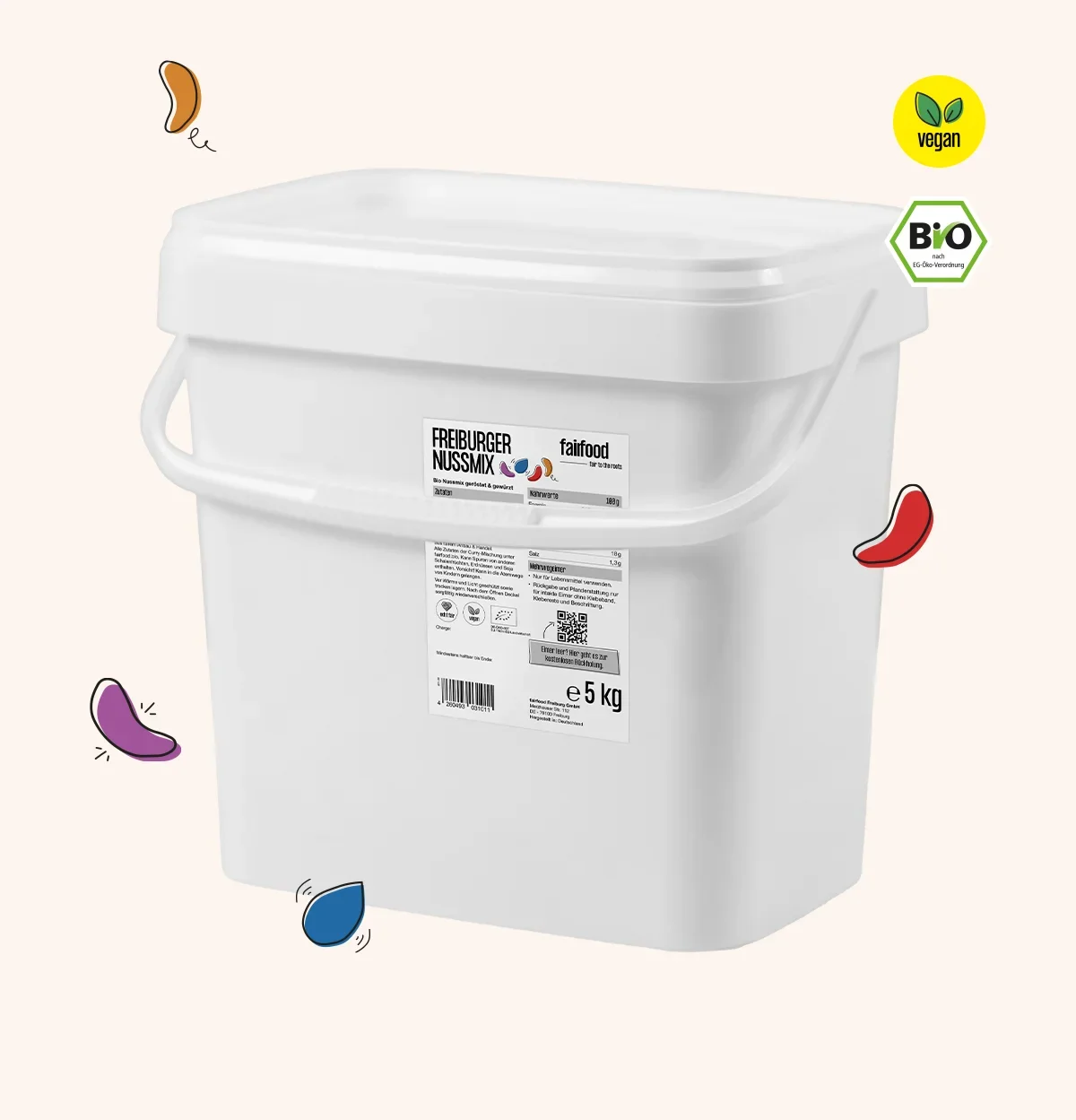 grosser Pfandeimer Freiburger Nussmix