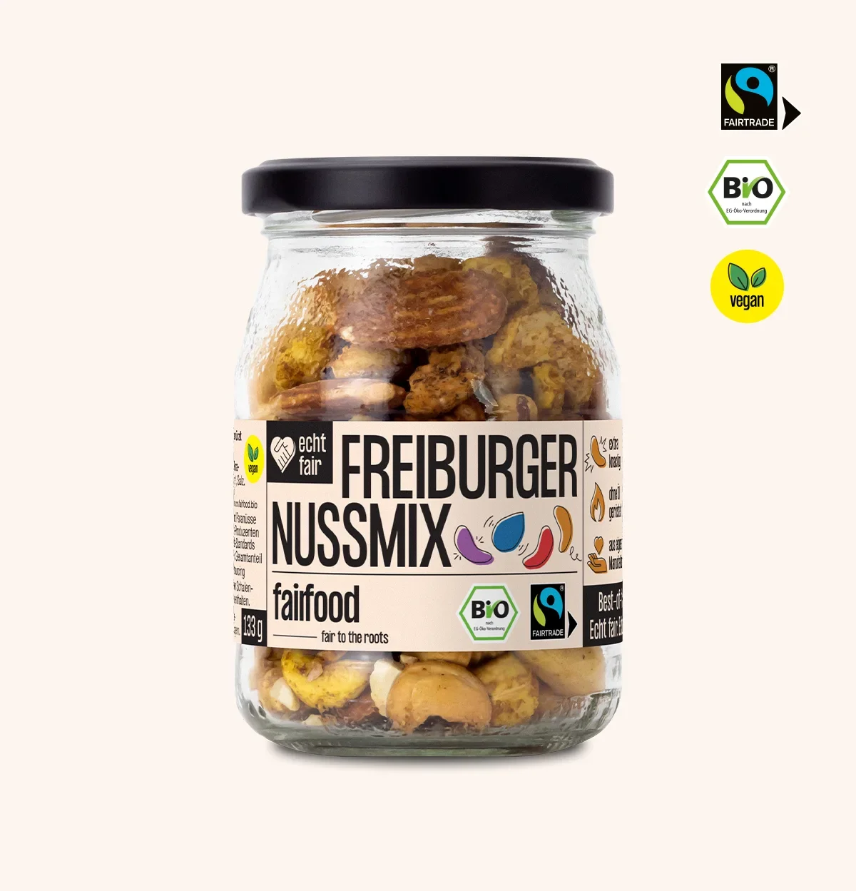 Pfandglas Freiburger Nussmix