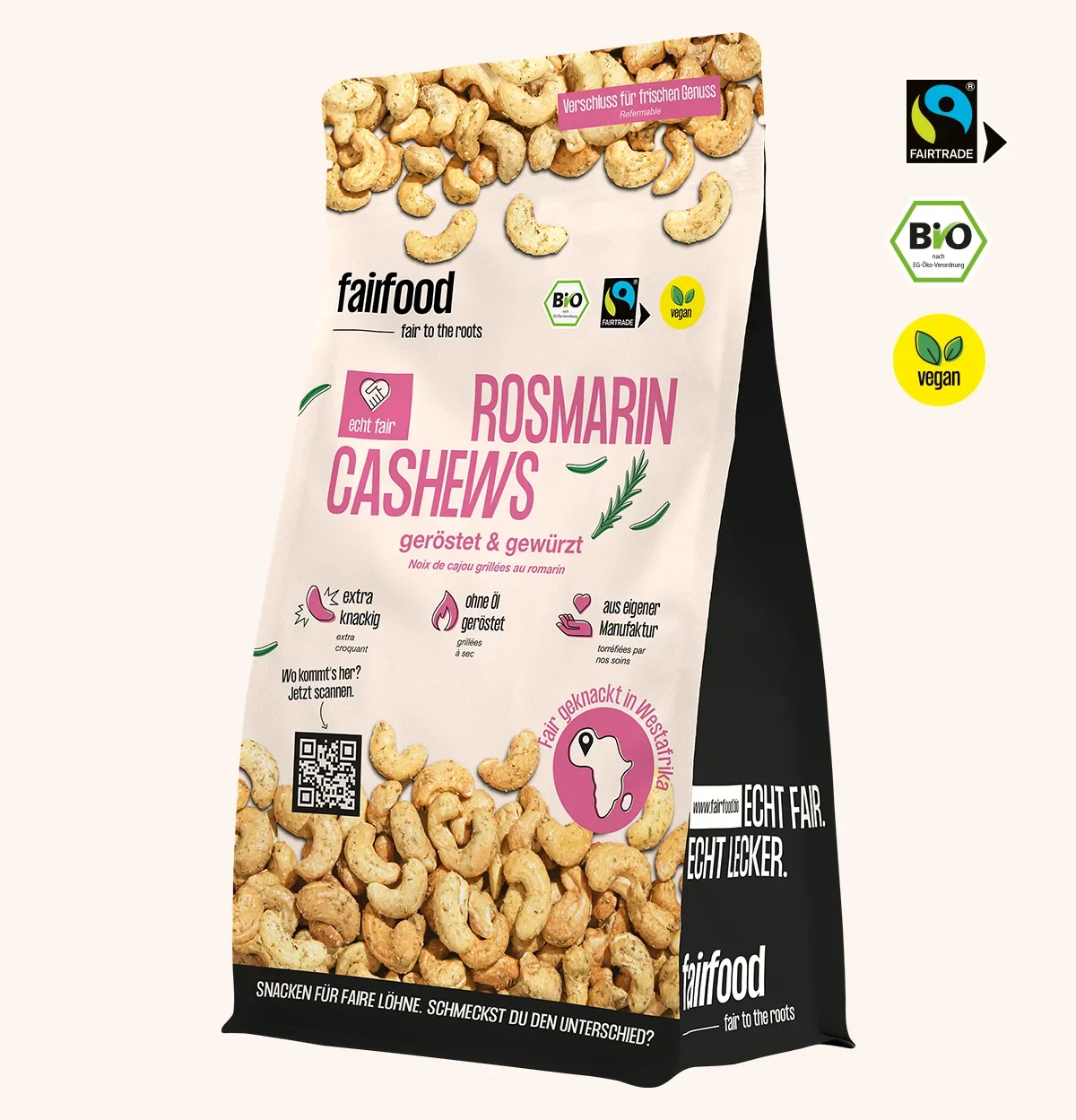 grosser Beutel Rosmarin Cashews