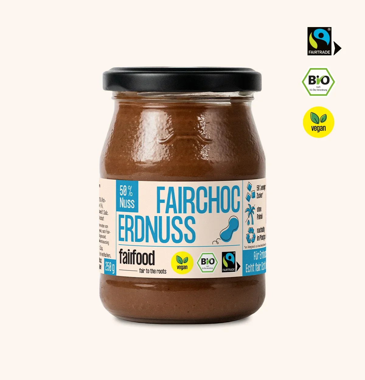 Pfandglas Schokocreme Erdnuss