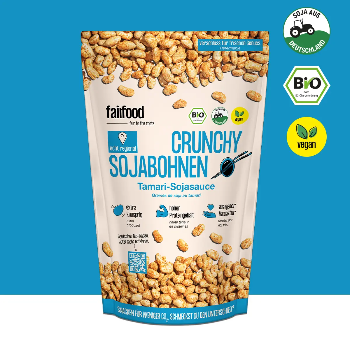 Crunchy Bio-Sojabohnen Tamari 120g