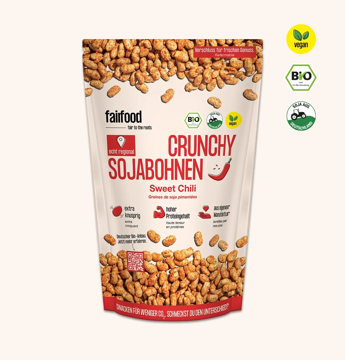 Beutel Chili Sojabohnen