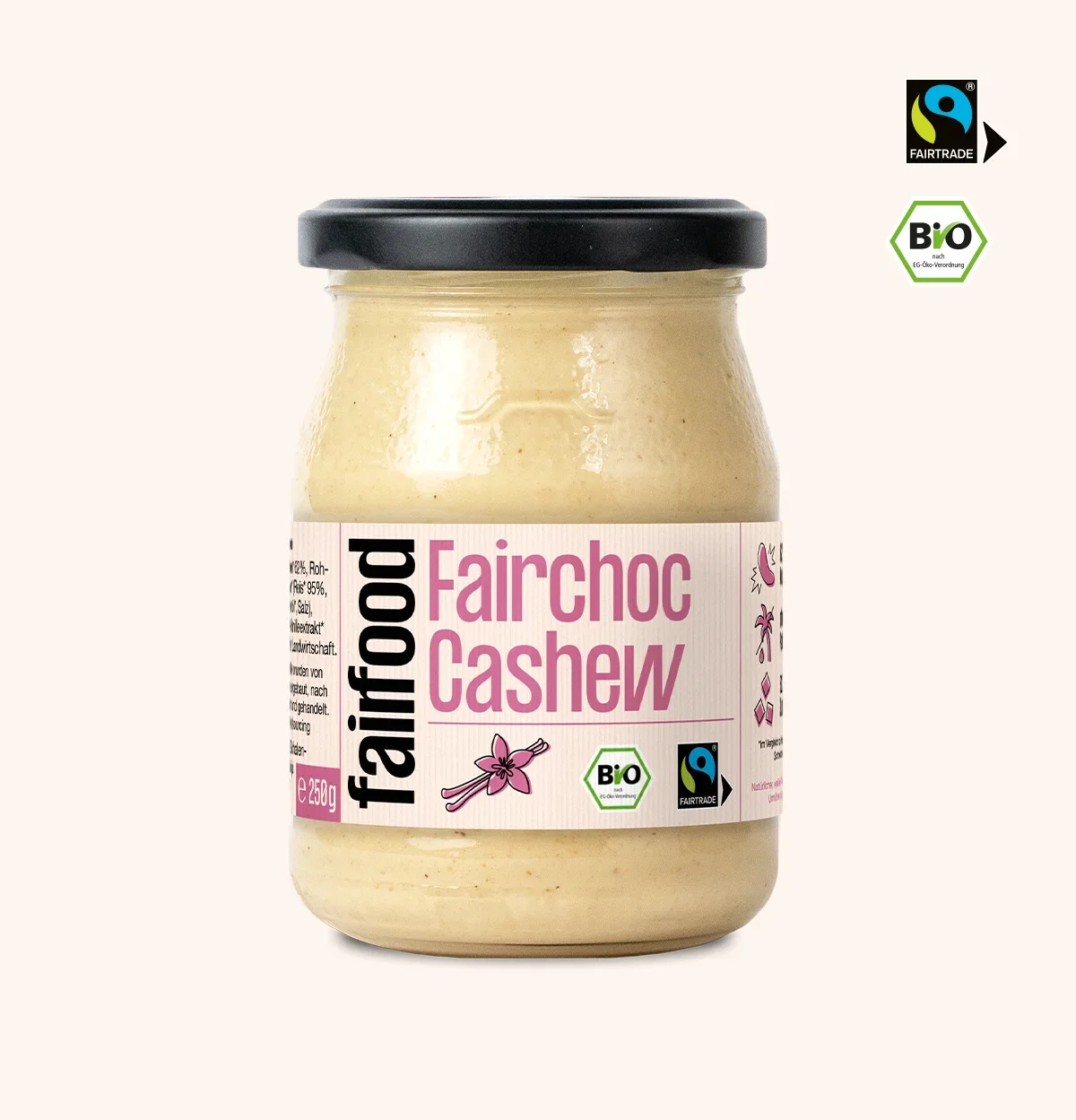 Fairchoc Cashew im Glas