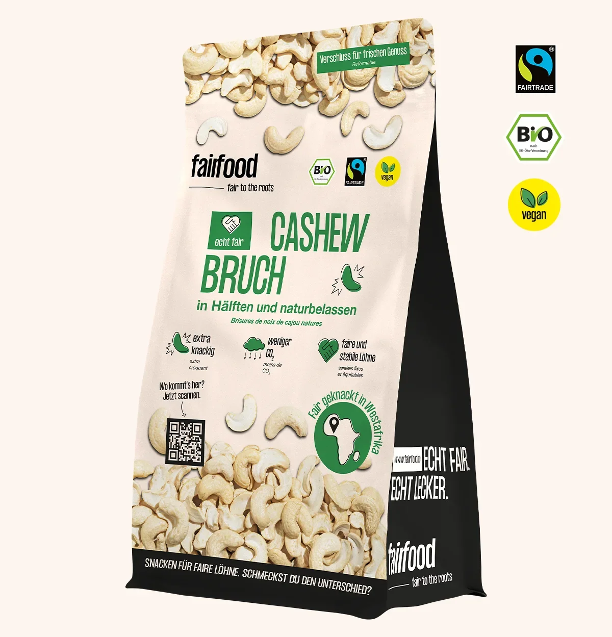grosser Beutel Cashewbruch naturbelassen