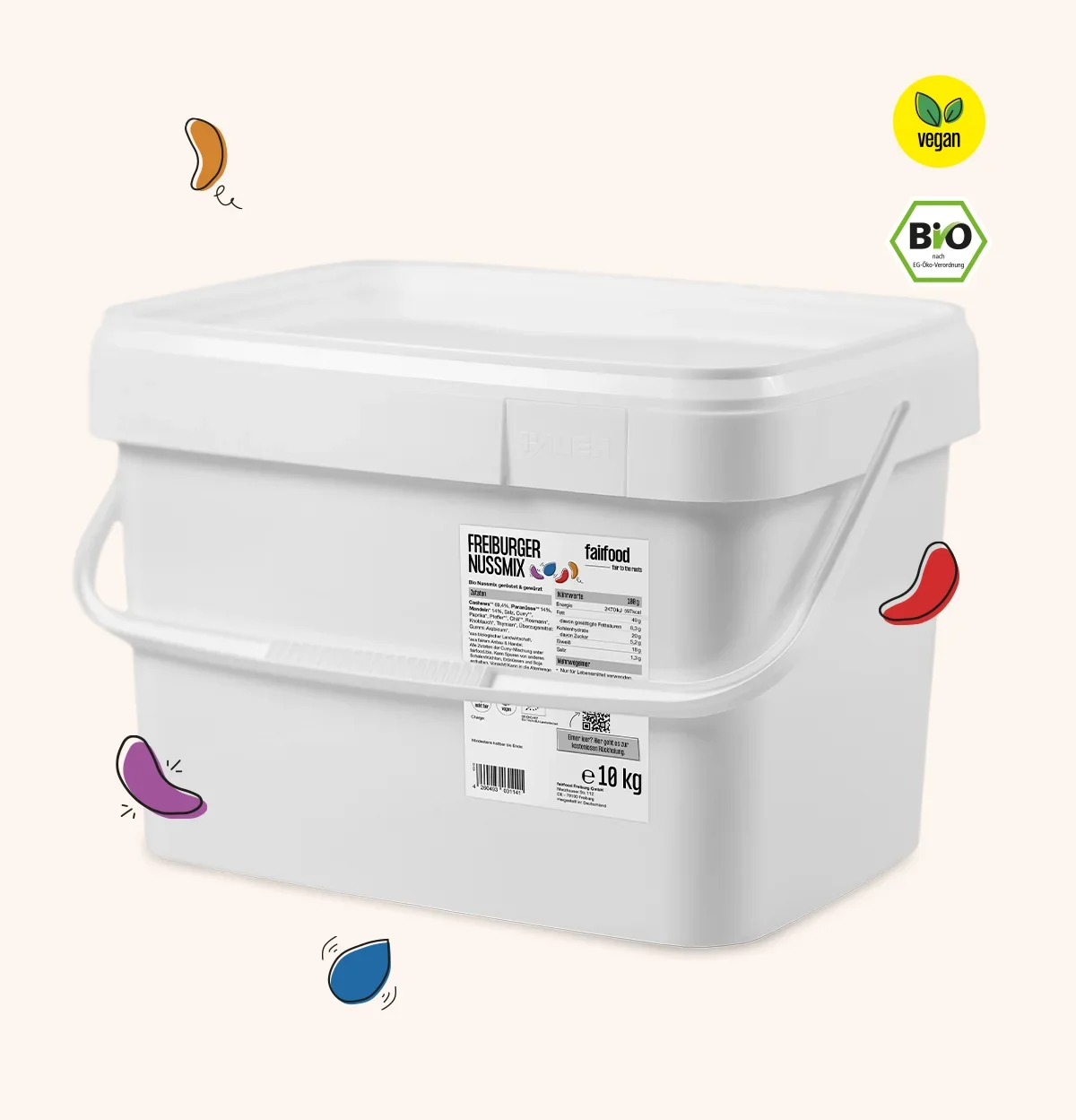 grosser Pfandeimer Freiburger Nussmix