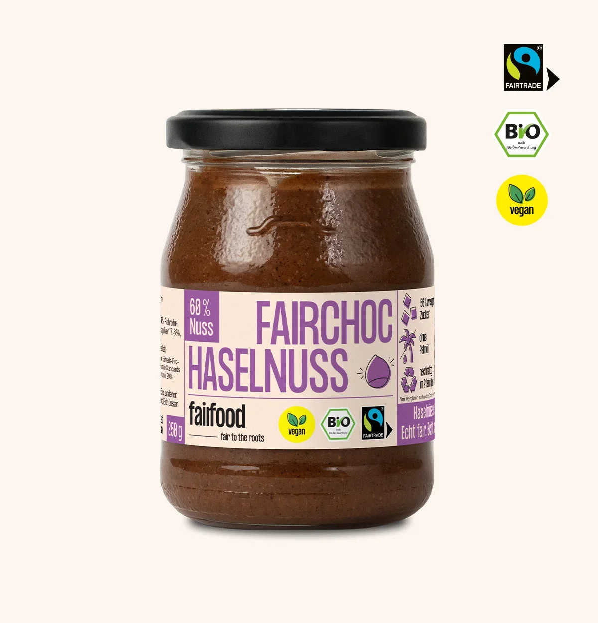 Pfandglas Schokocreme Haselnuss
