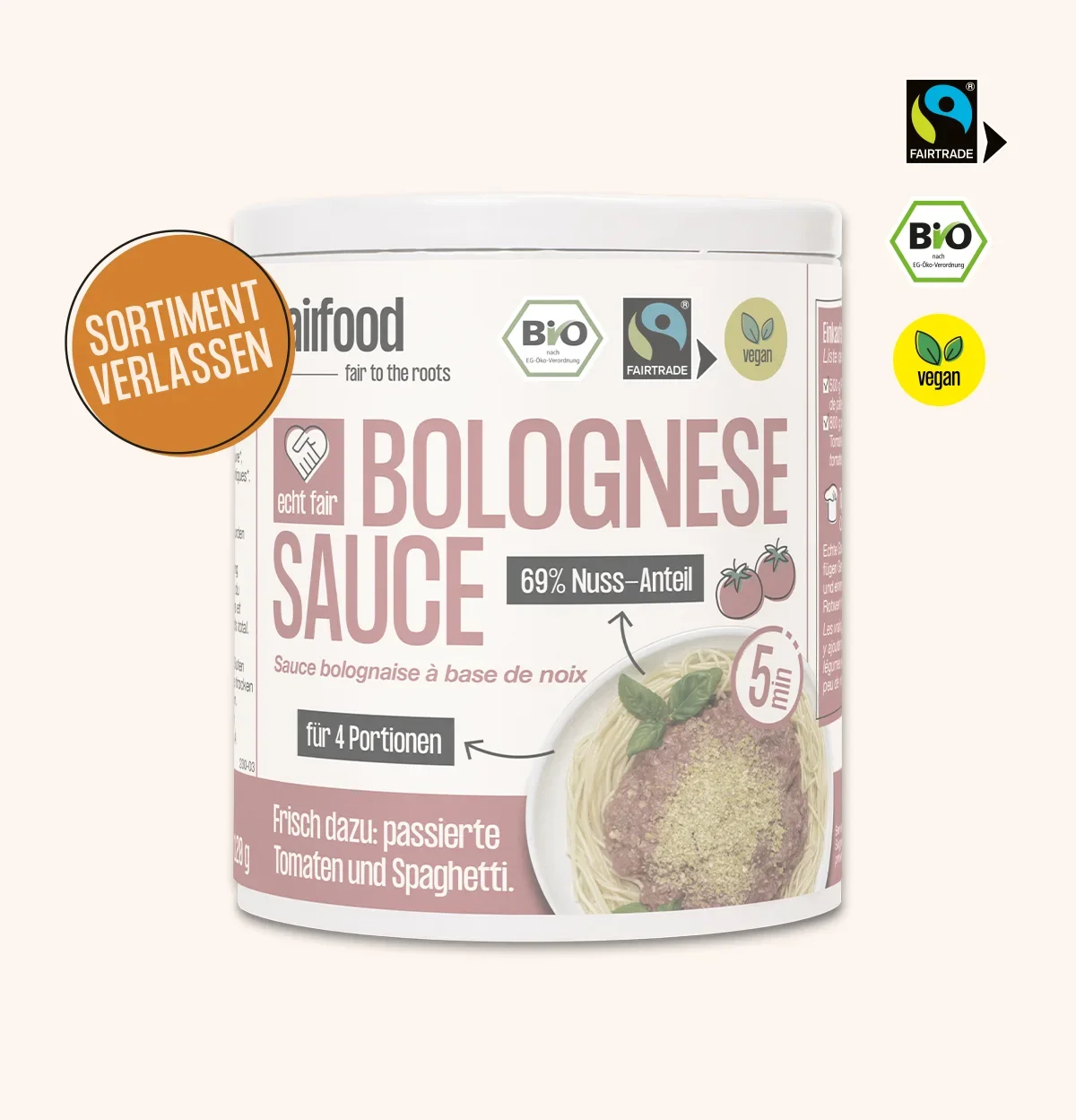 Bolognese Sortiment verlassen