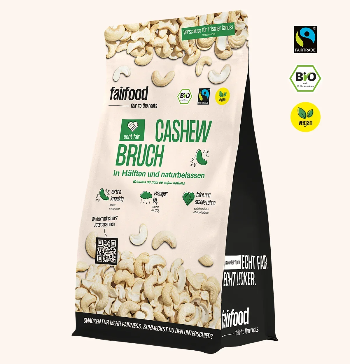 grosser Beutel Cashewbruch naturbelassen