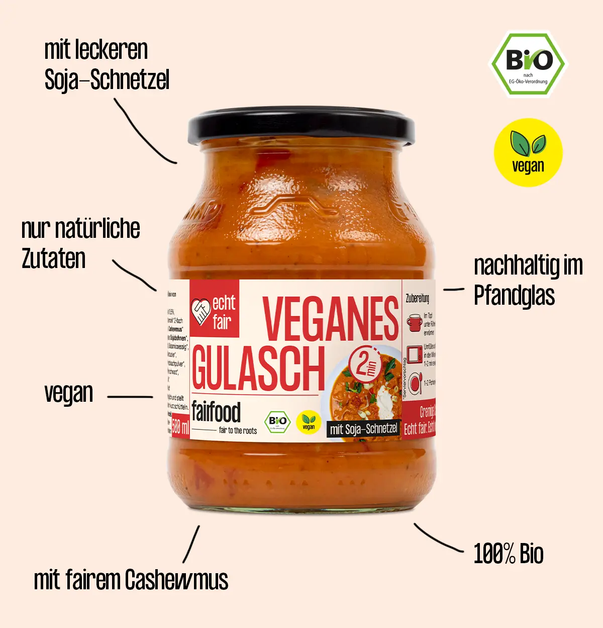 Bio Gulasch vegan