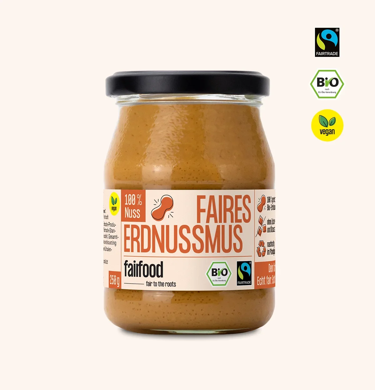 Pfandglas Erdnussmus