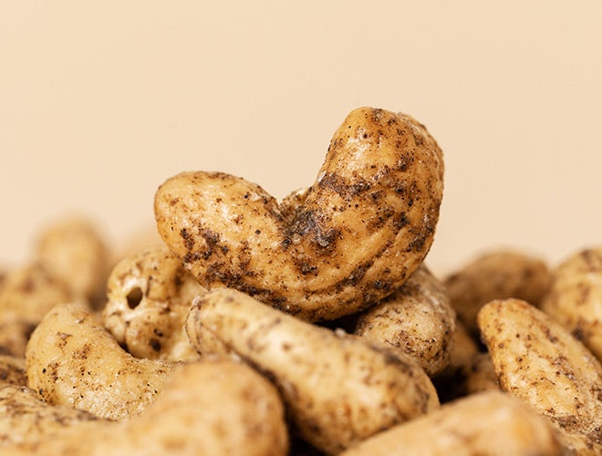Hier siehst du eine Bio Cashew Pfeffer & Knoblauch Fairtrade