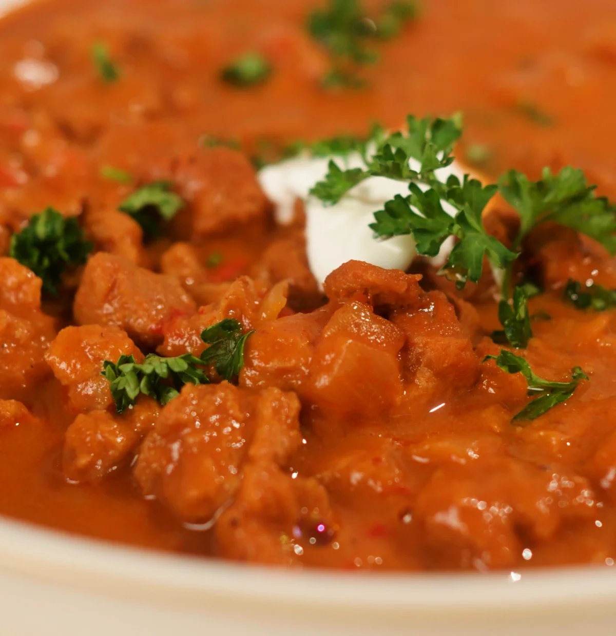 gulasch in der nahaufnahme