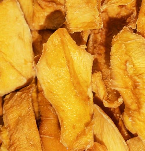Faire Bio Mango getrocknet im 450g Beutel. Saftig, süß & fruchtig lecker. Hier siehst du faire Bio Mango getrocknet im 450g Beutel. Saftig, süß & fruchtig lecker