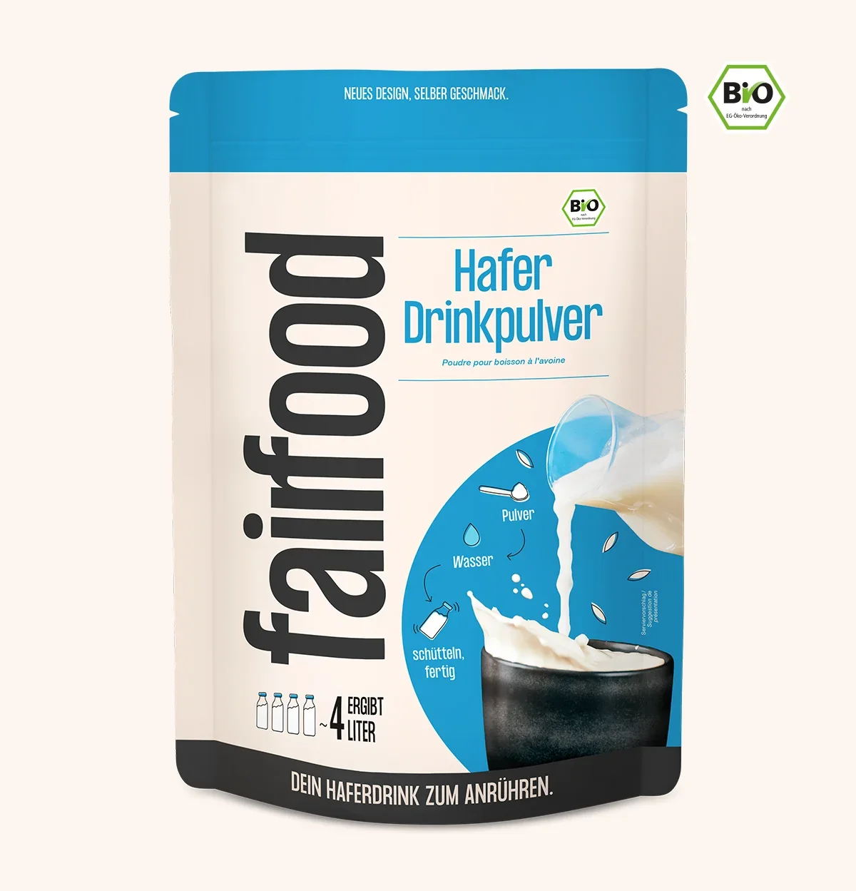 Haferdrinkpulver im Beutel