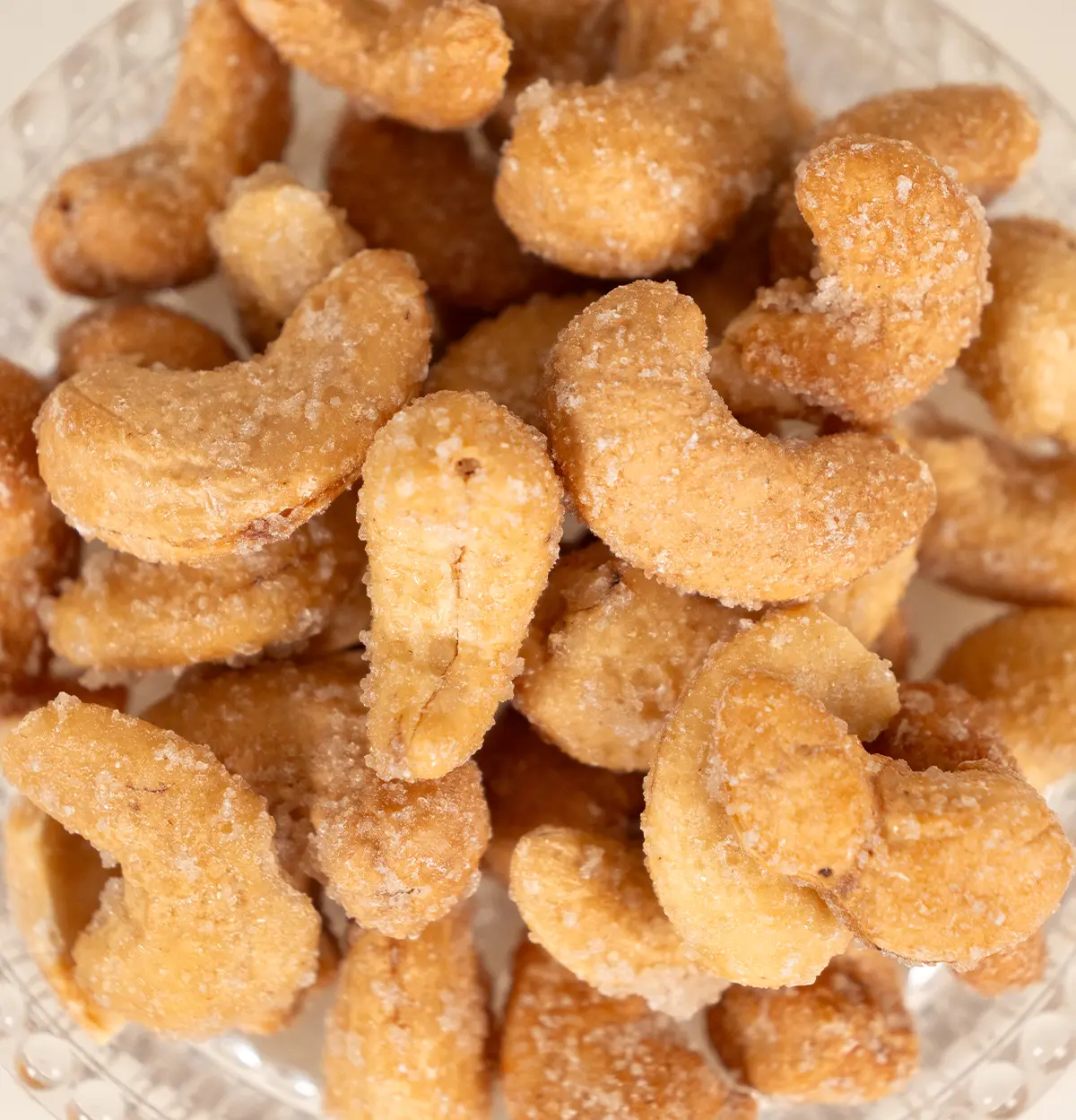 Nahaufnahme Vanille Cashews