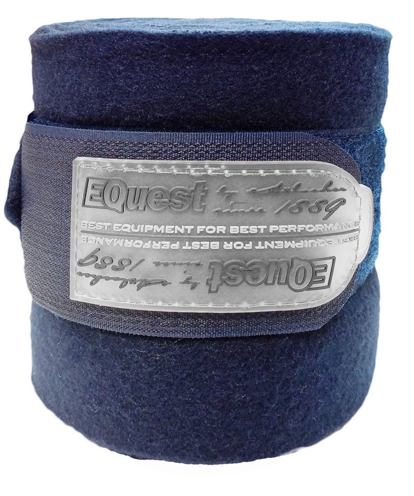 EQuest Fleece Bandagen Act Line 4er-Set Fleece Bandagen 4er Set blau