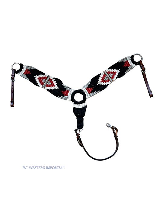 Woolen Navajo Design Breastcollar COFFEE Woolen Navajo Design Breastcollar COFFEE