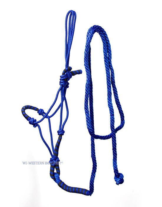 Knotenhalfter-Set blau-schwarz 1650_0