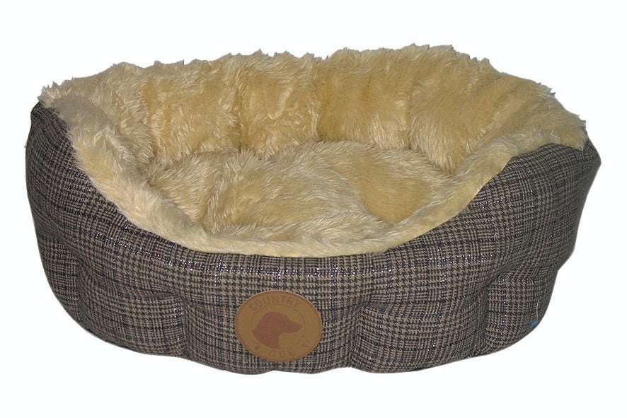 Country Dog Hundekörbchen im Tweed Look - 70 cm x 55 cm image_20620006_1