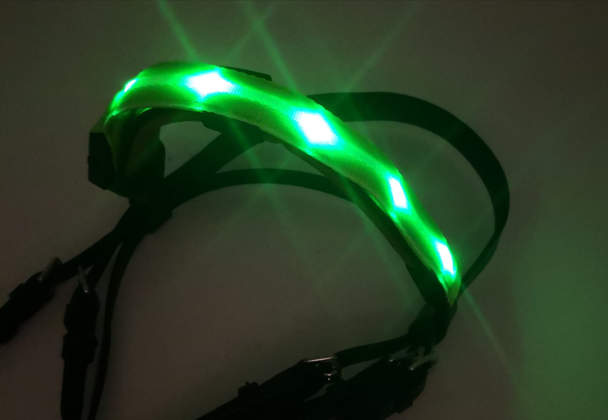 USB Reflektor-Stirnriemen dav_soft
