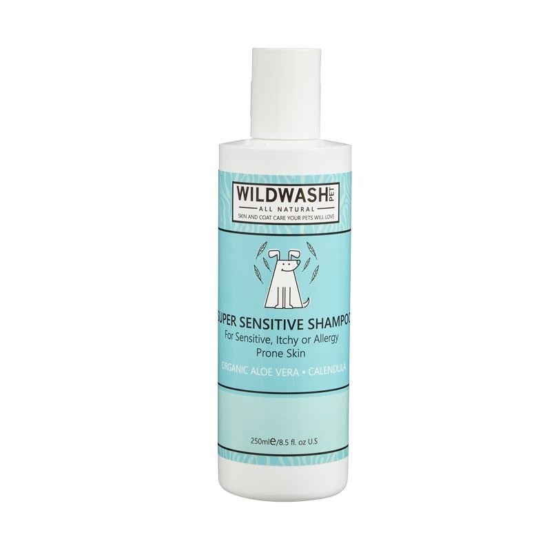 WildWash PET Super Sensitive Shampoo 250ml 4Hooves-WildWash-PET-Super-Sensitive-Shampoo-250ml-for-dogs