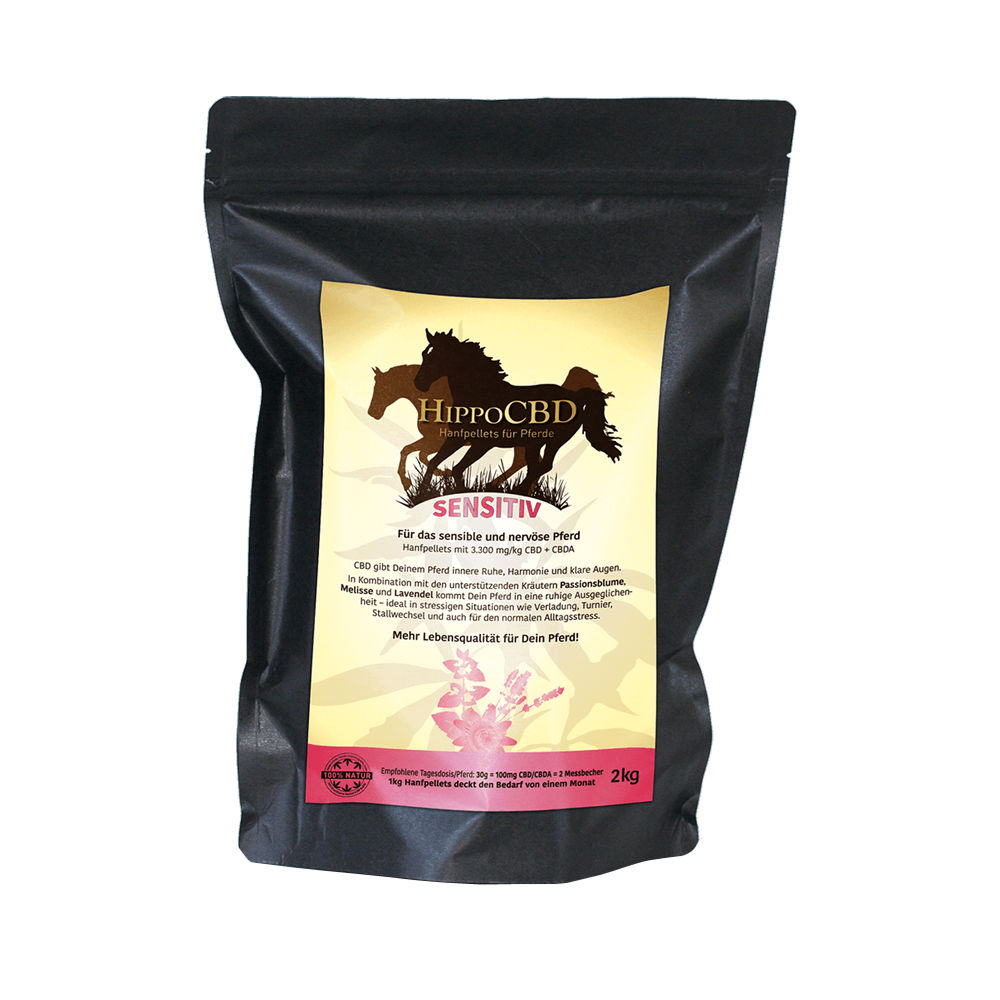 HippoCBD Hanfpellets Sensitiv MHD: 31.10.2025 HippoCBD Hanfpellets Sensitiv MHD: 31.10.2025