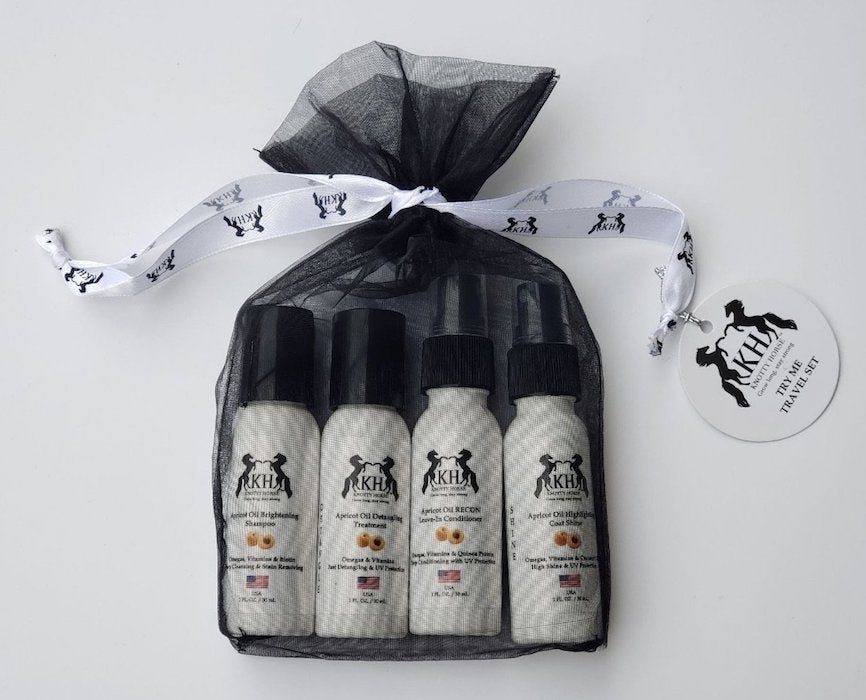 Knotty Horse Apricot Oil Try me Travel Set knotty-horse-try-me-travel-set