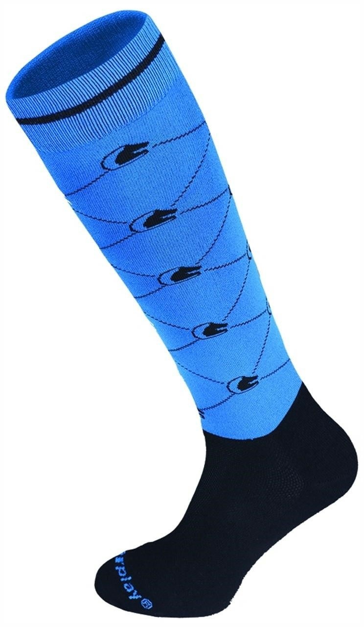 Fair play Reitsocken LOGO blue-black - M (36 - 41) 04109100500L_LOGO niebiesko czarny