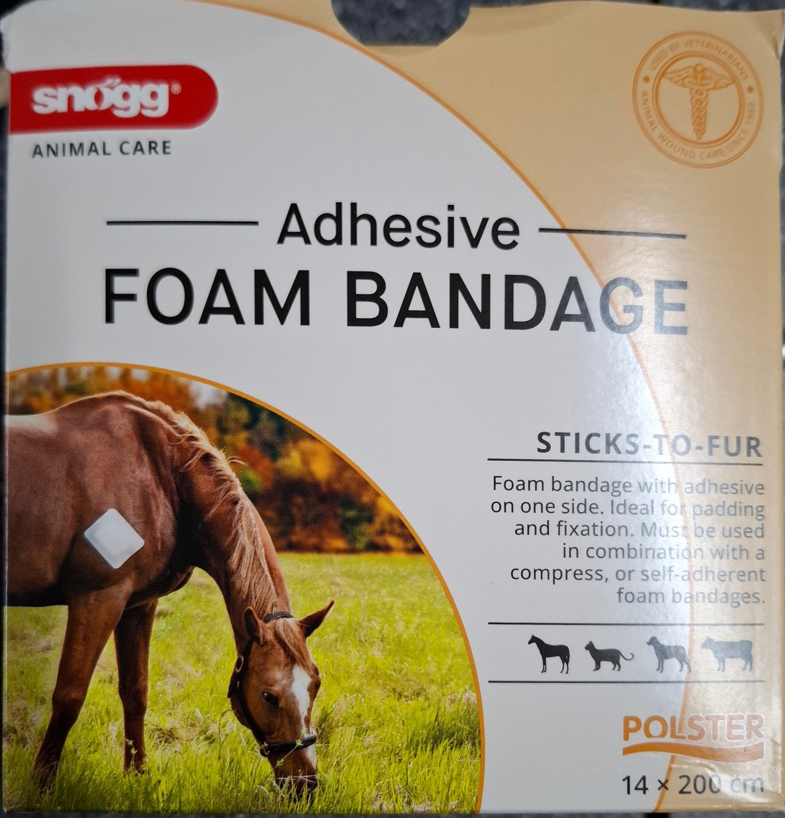 Snögg Foam Bandage 14 x 200 cm (vormals: Animal Polster) Snögg Foam Bandage 14 x 200 cm (vormals: Animal Polster)