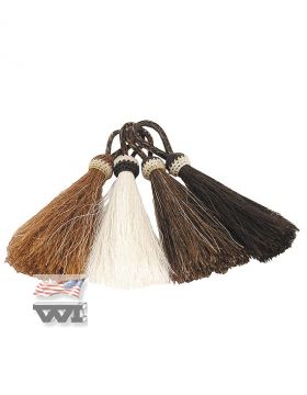 Horsehair Tassels - schwarz 388_0
