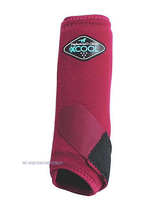 2 X COOL Sport Medicine Frontboots CRIMSON crimson