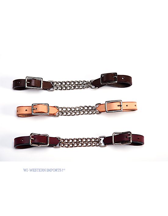 Leder-Kinnkette Curb-Chain