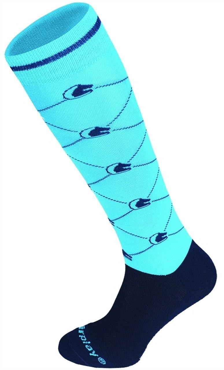 Fair play Reitsocken LOGO blue-navy light - M (36 - 41) 04109121300M_LOGO blue navy