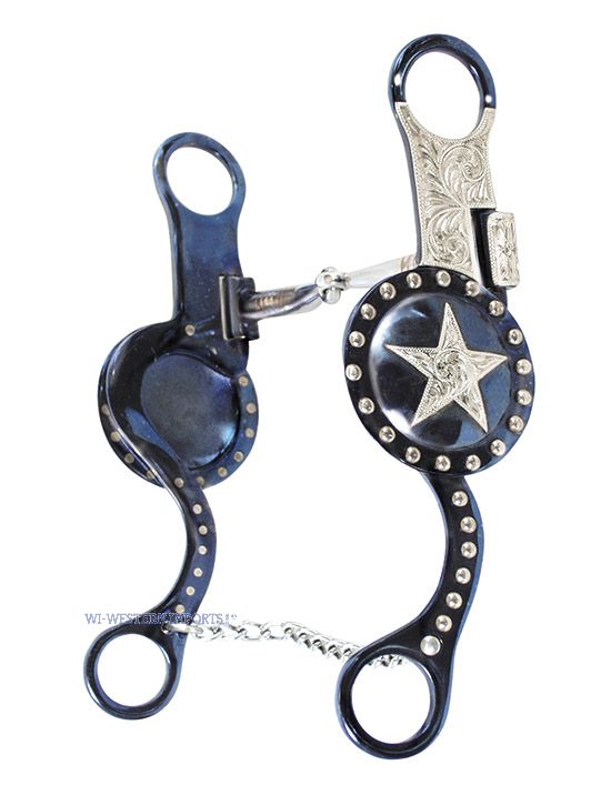 Star Bit Shank Snaffle Star Bit Shank Snaffle