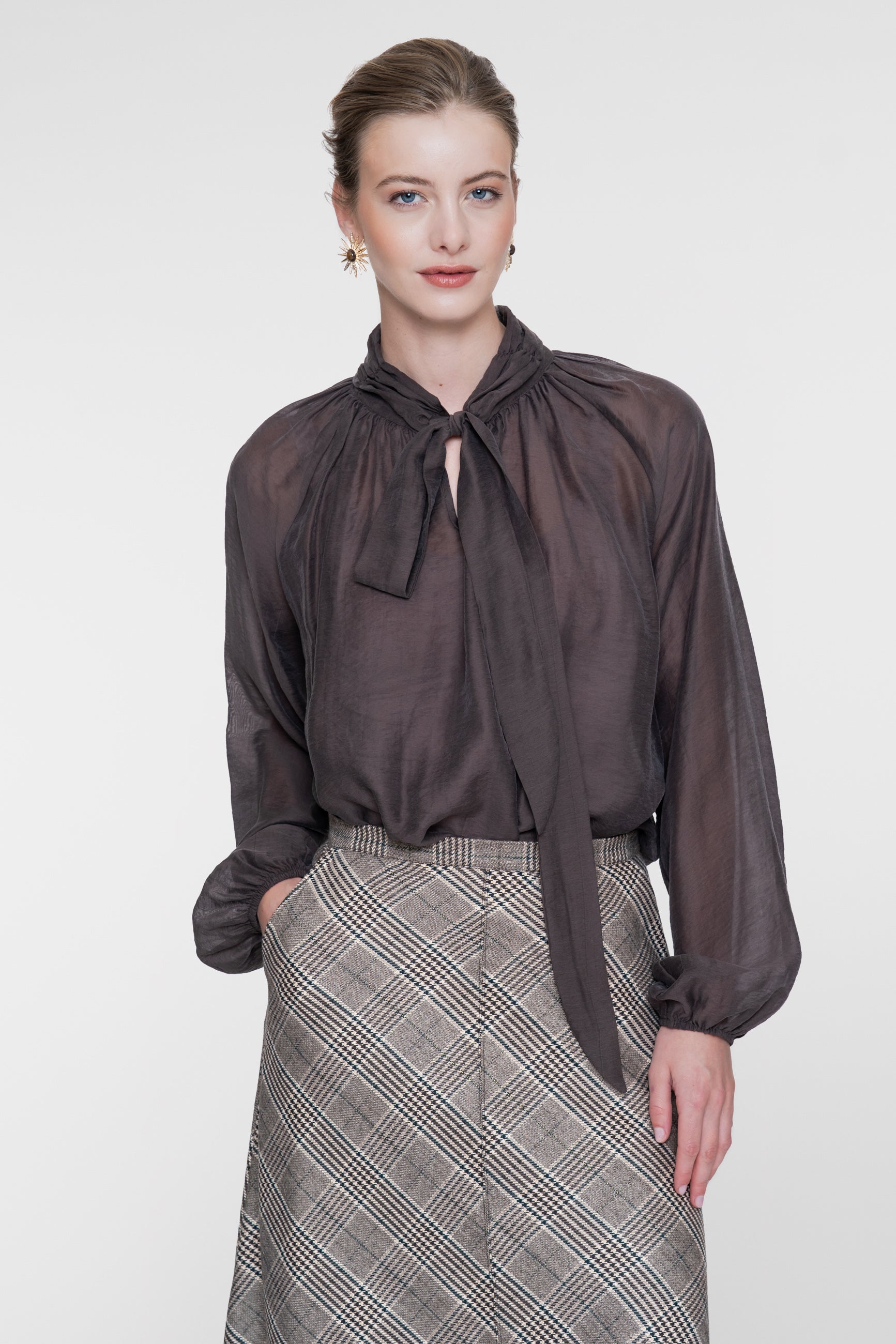 GEISHA 63601-14 BLOUSE MET STRIK