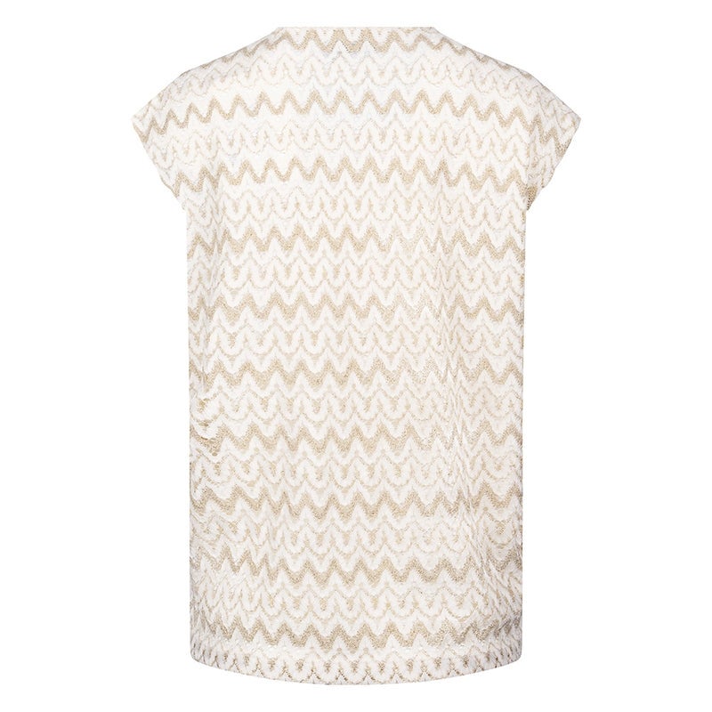 NUKUS NKS01177 Fallon Top Zigzag