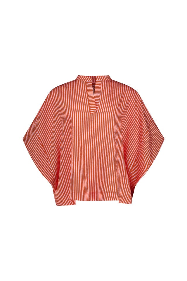 STUDIO ANNELOES 13908 Laureen stripe poplin Blouse