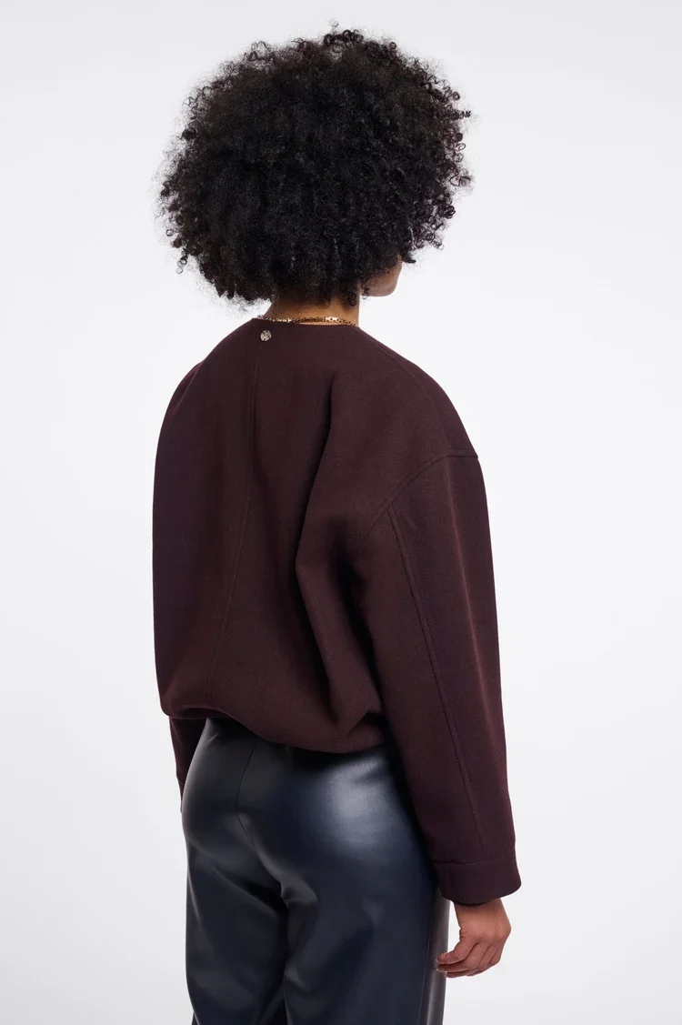 RINO & PELLE Mona.7002611 Bomber Jacket-chocolate