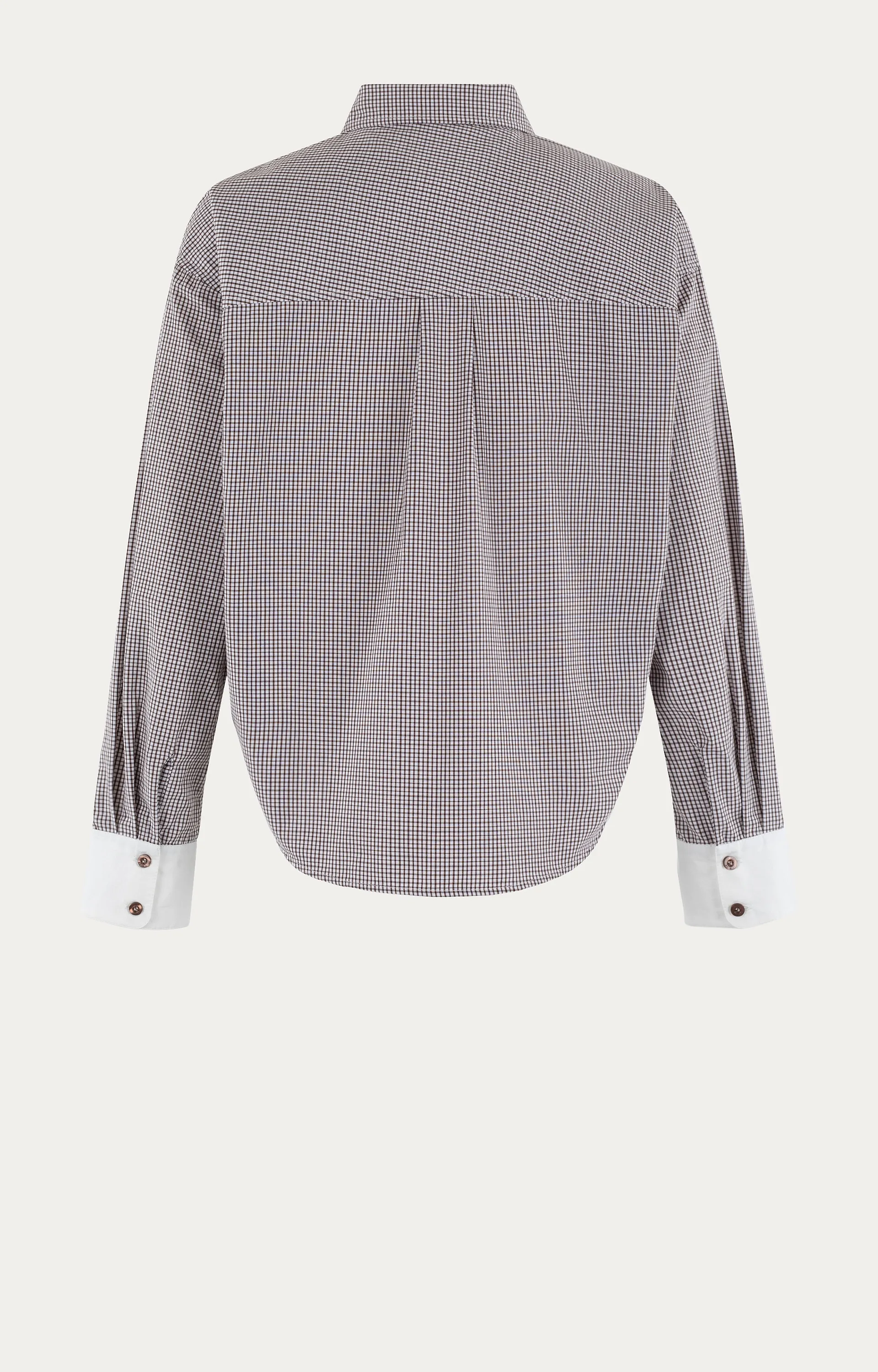 ANNA BLUE B33-05-SAM-1 Blouse Lange Mouw bruin