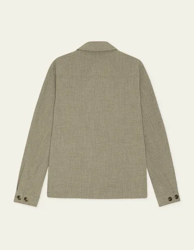 LES DEUX 1002612 COMO HYBRID JACKET overshirt dark sand