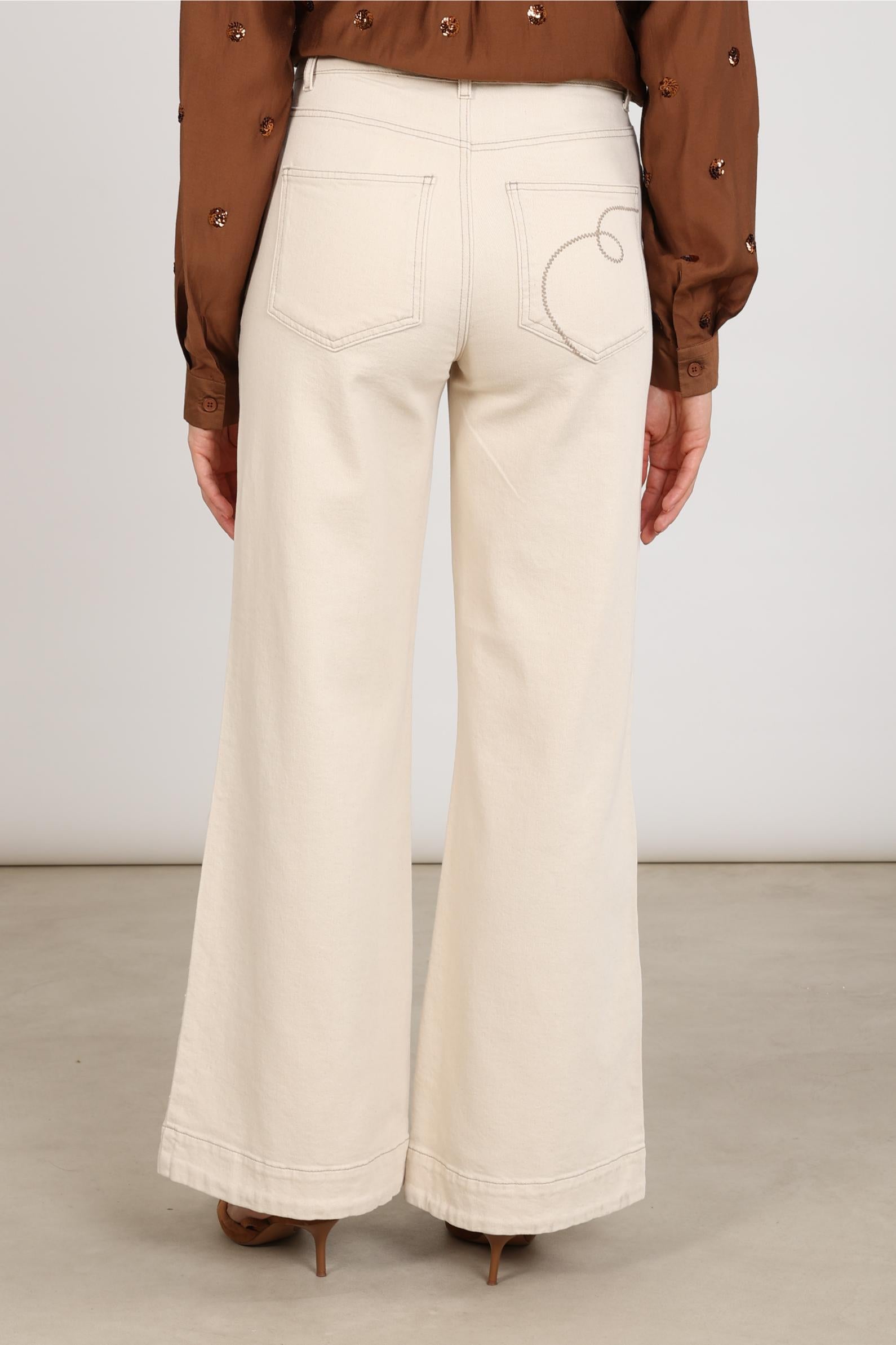 NUKUS NKF09095 Abby Pants Wide Leg Denim