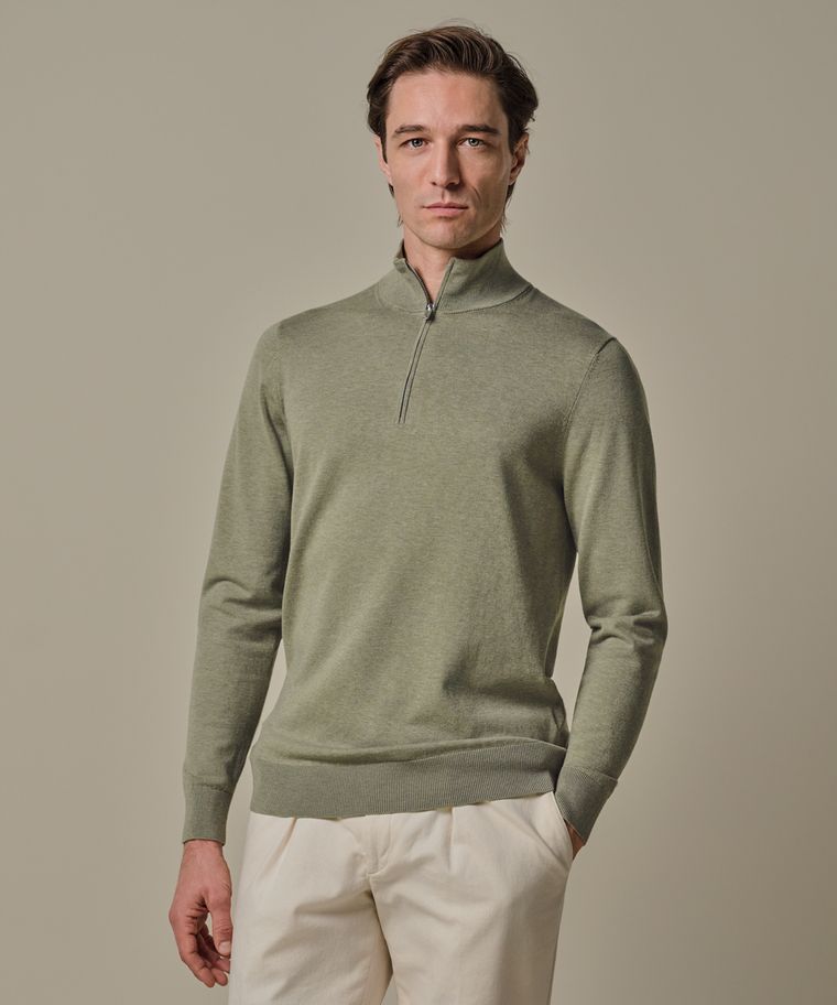 PROFUOMO PPXJ10008D PULLOVER HALF ZIP