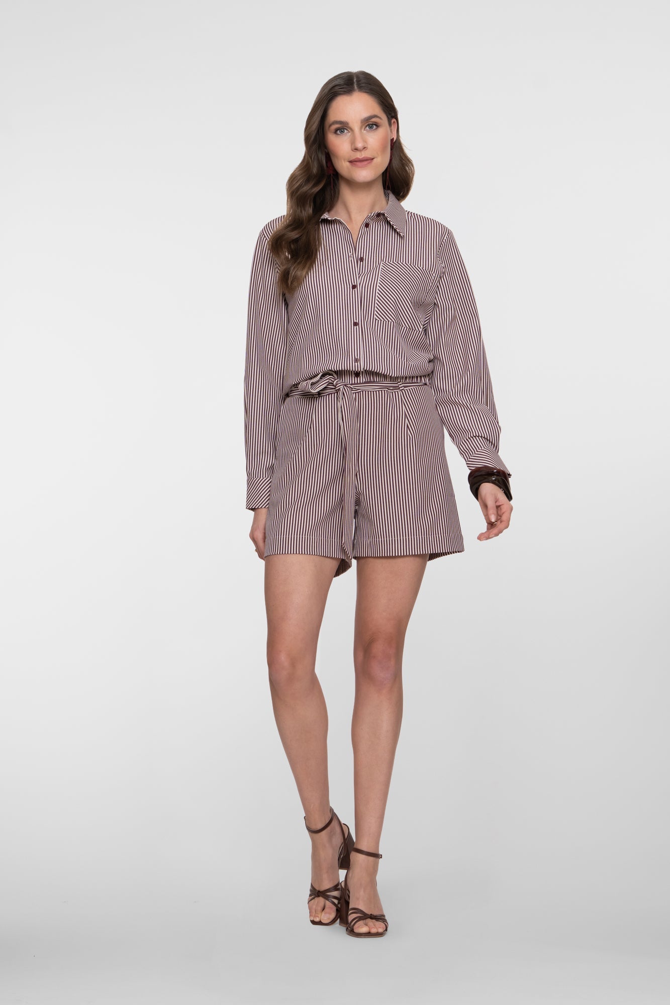 GEISHA gestreepte short 61208-20