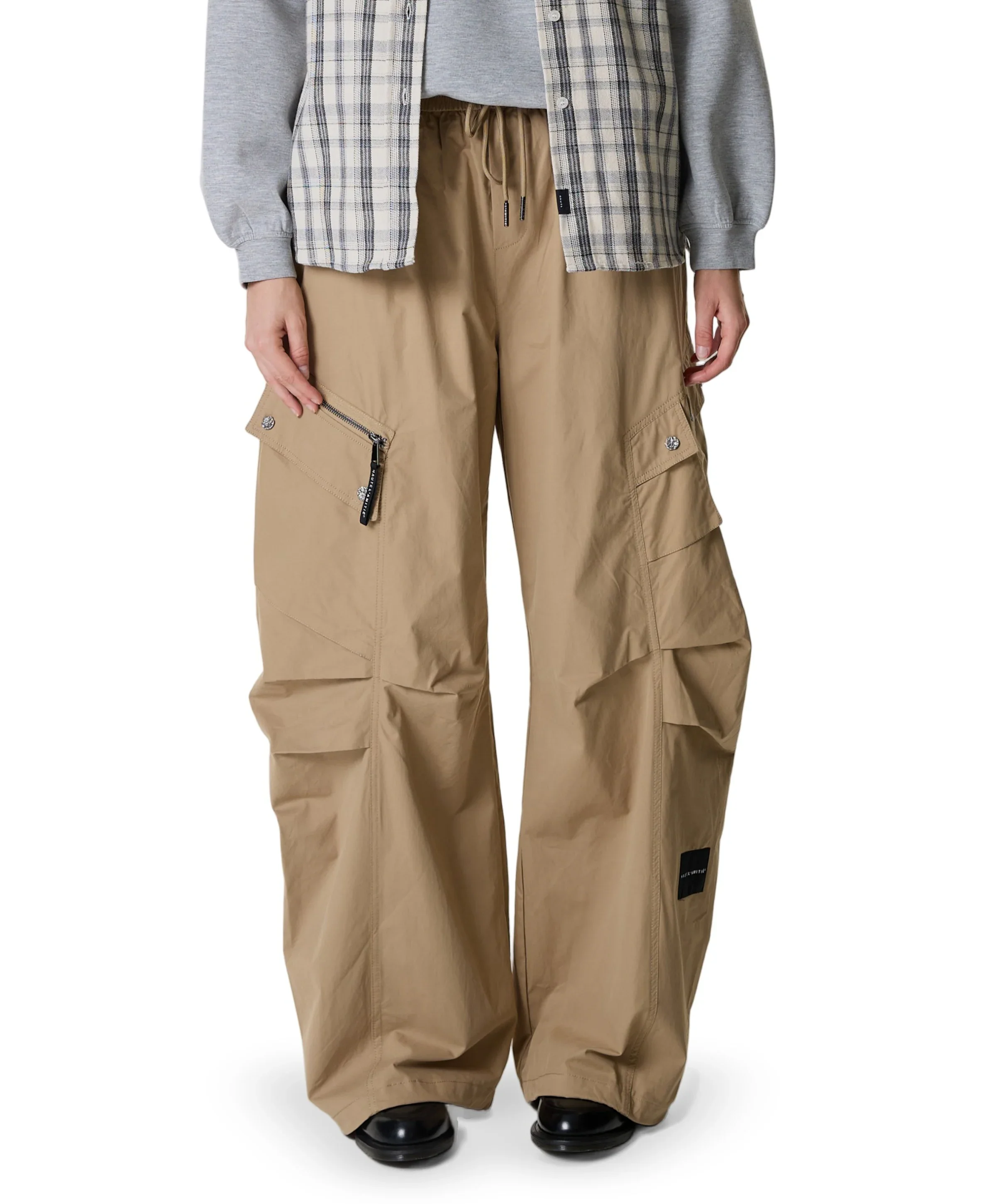 HAUTE L'AMITIE HL11086 Air Zip Tall Pants- Walnut